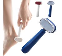 Double-Sided Foot Scraper for Callus Removal,2/4 x Replacement Head, Dead Skin for Feet Pedicure File with Plastic Handle, Removes Stubborn, The Ultimate Care Experience (B)