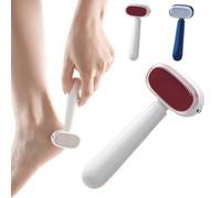 Double-Sided Foot Scraper for Callus Removal,2/4 x Replacement Head, Dead Skin for Feet Pedicure File with Plastic Handle, Removes Stubborn, The Ultimate Care Experience (A)