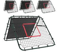 Double Sided Football Rebounder Net, Adjustable Kickback Net