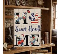 Double Sided for Independence Day Garden Flag 30x45cm Polyester(DLRHY-2509)