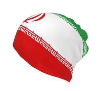 Double Sided Full Iran Flag Print Multifunctional Beanie Sports Headwear Neck Gaiter Scarf Double Layer High Elastic Magic Headband Spiral Open Top Versatile Style Windproof Warm Casual Sport