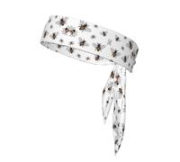 Double-Sided Funny Bees Printed Bandana For Men And Women For Football,Yoga,Fitness,Ninja Headband