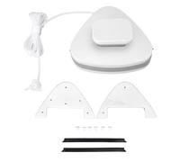 Double Sided Glass Cleaner, Magnetic Window Cleaning Tool, Triangle Shape Dual - Side Wiper for Home Windows with ABS Body, Magnets & Silicone Edges (15-26)