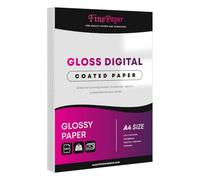 Double-Sided Gloss Digital C2S Paper - Perfect for Color Laser Printing, Flyers and Brochures | 8.27" × 11.69" (A4 Size) | 100lb Text (40lb Bond) | 96 Bright | Acid Free, Glossy Coated | 100 Sheets