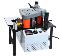 Double-Sided Gluing Manual Edge Banding Machine, Portable Edge Bander, Woodworking Gluing Machine, 1200W Straight Line Edge Bander