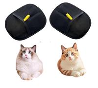 Double-Sided Grooming Gloves for Pets - Soft, Thickened Pet Hair Remover Mitt for Dogs and Cats, Pet Hair Wiping Gloves for Washing, Deshedding and Bonding (2 PCS)