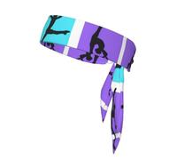 Double-Sided Gymnastics Game Printed Bandana For Men And Women For Football,Yoga,Fitness,Ninja Headband