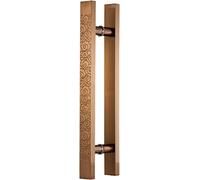 Double-Sided H Shape Shower Glass Door Handle - Push Pull Entry Handle for Home & Office, Durable, Modern Design