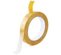 Double Sided Heavy Duty Carpet Tape 0.6 In X 32.8ft Long Press-On Stick Fabric Tape Hem Tape Indoor Outdoor Applications Ultra Strong Adhesion Wall Decor Alterations Multi Purpose Mounting Solution