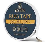 Double Sided Heavy Duty Carpet Tape - Adhesive Double Sided Rug Tape for Multi Surfaces - Rug Gripper for Wooden & Laminated Floors - Strong Rug Tape for Carpet