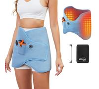 Double Sided Hip Heating Pad with Battery,Hip Support Brace,12V Heated Hip Wrap with 2 Heating Zones and 3 Heating Modes for Lower Back,Thigh,Buttock,Portable Electric Heat Pad for Women Men