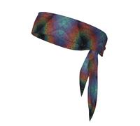 Double-Sided Holographic Dreams Printed Bandana For Men And Women For Football,Yoga,Fitness,Ninja Headband