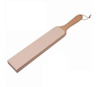 Double Sided Leather Strop for Kitchen Knives and Deburring,Style to 1 | manual honing aid, surface over wood, hanging cord, extends time between sharpenings, chef friendly