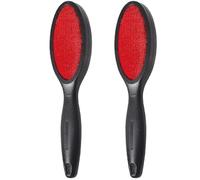 Double Sided Lint Brush Clothes Sheet Pet Dog Hair Sofa Dust Cleaner Fluff Remover Car Travel Accessory 1pk x 2 with Welari Thank You Card (2pack)