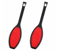 Double Sided Lint Brush for Clothes, 2 PCS Clothes Brush for Pet Hair, Reusable Pet Hair Remover Red Color Lint Brushes Sheet and Carpet Cleaning Brushes for Fabric Sheet Carpet Furniture
