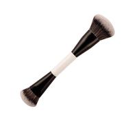 Double Sided Liquid Concealer and Powder Blending Brush Fibers Compact Travel Friendly Design for Women Everyday Travel Makeup Brush