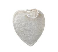 Double-Sided Loofah Scrubber Exfoliatings Body Sponge Heart Shaped Loofah Sponge Natural Loofah Body Scrubber for Women