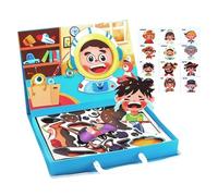 Double-Sided Magnetic Game - Interactive Dress-Up Puzzle for Children | Skill-Building Jigsaw Activity Supporting Family Playtime, Learning, Teen Engagement, Home Classroom Entertainment,