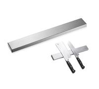 Double Sided Magnetic Knife Holder for Wall, No Drilling Stainless Steel Strip with Fridge Applicable Mounting, Rust Resistant Secure Storage for Kitc