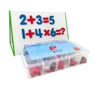 Double-Sided Magnetic Numbers, Educational Math Toy, 10.83x6.5 Inches Magnetic Number Set with Carrying Box, Classroom Must-Have Learning Tool, Homeschool Supplies for Basic Mathematics Education