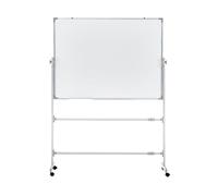 Double-Sided Magnetic Whiteboard - 360° Reversible Dry Erase Board, Adjustable Height, Large 70x100cm, Ideal for Home, Office, Classroom Use - Durable Aluminum Frame