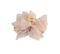 Double-sided mesh bow tie grab clip back head large headwear clip temperament curly T3R5 hair shark accessories elegant