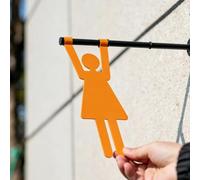 Double Sided Metal Restroom Sign, Wall Mounted Restroom Signs