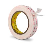 Double Sided Mounting Tape Compatible with 3M 25mm x 4.7m White 4950 1.1mm Thick Heavy Duty Adhesive Waterproof Foam Tape for Car Home Office Deco