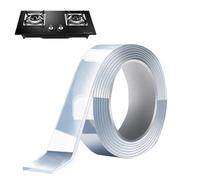 Double Sided Mounting tape- Heavy-Duty Adhesive Strips, Clear High Tack tape| Waterproof Reusable Nano Grip tapefor Wall Décor, Picture Hanging, Carpet Fixing, Vehicle Trim, DIY Projects, Indoor