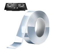 Double Sided Mounting tape- Heavy-Duty Adhesive Strips, Clear High Tack tape| Waterproof Reusable Nano Grip tapefor Wall Décor, Picture Hanging, Carpet Fixing, Vehicle Trim, DIY Projects, Indoor