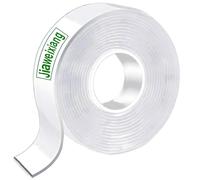 Double Sided Mounting Tape Heavy Duty, Clear Multipurpose Removable Sticky Strips, Reusable Strong Wall Tape Picture Hanging Strips Poster Carpet Tape, 3m X 2cm