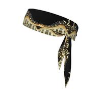 Double-Sided Music Printed Bandana For Men And Women For Football,Yoga,Fitness,Ninja Headband