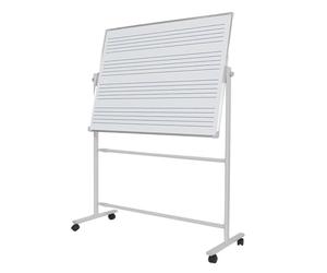 Double-Sided Music Staff Whiteboard, Dry Erase Board for Classroom and Home Teaching, Ideal for Music Lessons and Note-Taking