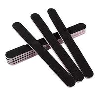 Double Sided Nail Files Emery Board Straight Nail File KIT Set Professional Beginner Grit Buffer Manicure Pedicure Tool Home Salon Fingernail Toe DIY