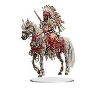 Double Sided Native American Indian Diamond Art Painting Ornaments Kit, Single Sided Acrylic Decor, Cultural Decor for Offices, Living Rooms, and Collections