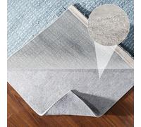 Double-Sided Non Slip Rug Pad Gripper - 10x14 Feet 1/4” Thick Dual Surface Felt Under Rug for Area Rugs and Hardwood Floors,Super Cushioned Non Skid Carpet Padding