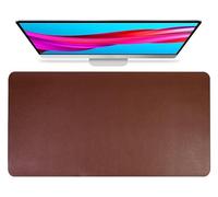 Double-Sided Office Desk Mat, Cork Desk Pad Protector, Large Game Mouse Pad, Waterproof Home Blotter(Darkbrown,90x45cm)
