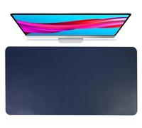 Double-Sided Office Desk Mat, Cork Desk Pad Protector, Large Game Mouse Pad, Waterproof Home Blotter(DarkBlue,60x30cm)