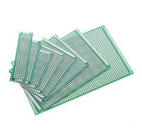Double Sided PCB Kit 32 Fiberglass Protoboards For Prototyping Soldering Six Board Sizes Green 2x8 3x7 4x6 5x7 6x8 7x9cm Electronics DIY STEM Lab Hobby