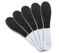 Double Sided Pedicure Foot File Foot Scraper, Reusable Double Sided Dead Skin Remove Exfoliating Tool with Handle(5pcs)