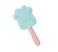 Double Sided Pet Grooming Brush for Cats Deshedding and Massage Functions in Bear Claws, Comfortable and Happy Massage Hair Remover for Pets