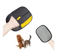 Double Sided Pet Grooming Gloves, Pet Hair Remover Gloves for Dog & Cat, Upgrade Material Static Removal Glove for Pets Hair, Reusable Pets Cleaning Glove for Washing Deshedding Grooming A9CMST