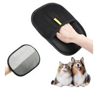 Double Sided Pet Grooming Gloves, Static Removal Gloves Pet Hair, Grooming Glove for Dogs Cats, Reusable Pet Hair Remover Glove for Washing, Deshedding, Grooming