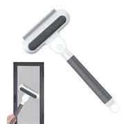 Double Sided Pet Remover Brush for Cats Against The, Non-Slip Accessory for Glass Carpets Sofas