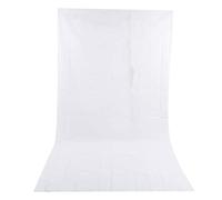 Double Sided Photo Background Cloth, Non Woven Studio Backdrop for Portrait, Video and Commercial Use, 1.6x3M (White)