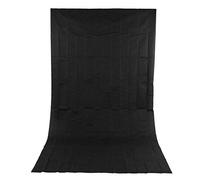 Double Sided Photography Background Cloth, 1.6x3M NonWoven Studio Photo Backdrop - Non - Reflective, Durable Material, Ideal for Studio and Video Production (Black)