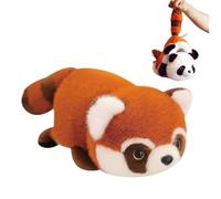 Double Sided Plush - Cute Panda Stuffed Animal | Double-Sided Reversible Plushie, Red Panda Birthday Favor For Home Sofa Decor
