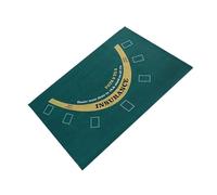 Double Sided Poker Mat - Felt Table Mat, Roll Up Game Pad with Non Slip Base | Add for Night in Texas Hold Em Blackjack Tabl