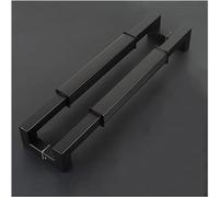 Double Sided Push Pull Door Handles for Glass or Wood Doors, Commercial Aluminum Sliding Barn Door Handles, Durable and Versatile