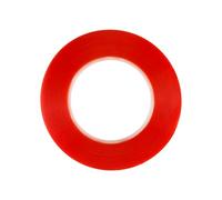 Double Sided Red Line Tape, 6mm/1/4 X 33M/108Feet Heat Resistant High Adhesion Transparent Acrylic Tape, for Adhering Ribbon, Glitter, or Microbeads, Foiling, Making Boxes and Envelopes, and More